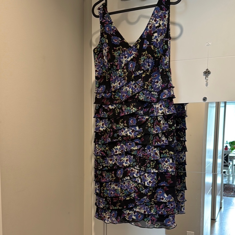 Connected Floral Layered Dress